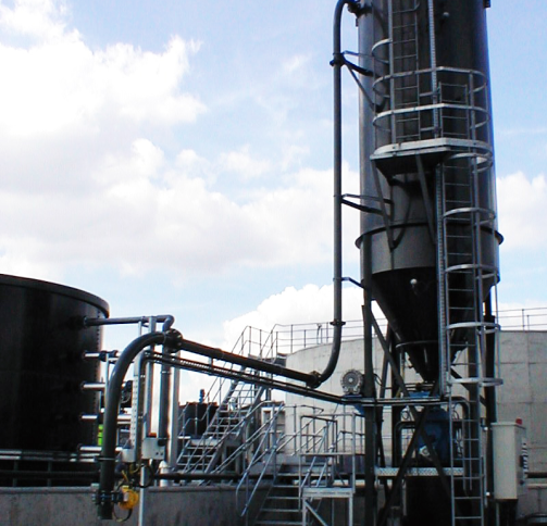 Powdered-Carbon-Silo